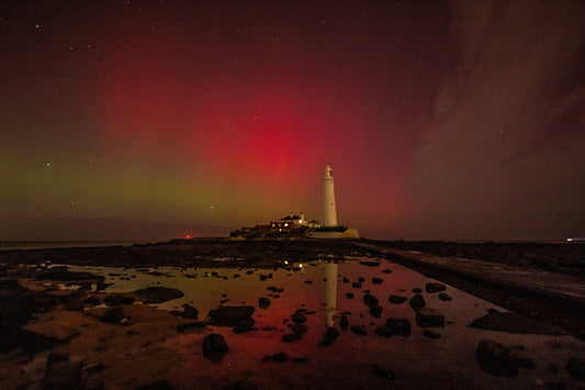 A3 print Aurora St Marys lighthouse
